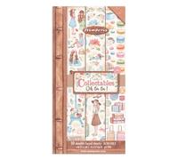 Stamperia International Stamperia-Collectables-Create Happiness Oh La La!, Multicolore, 15 x 30,5 cm
