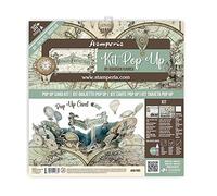 Stamperia International Stamperia-Kit Pop Up-Voyages Fantastiques Balloon, Multicolore, Taglia unica