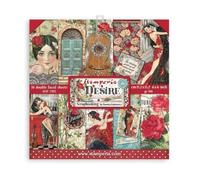 Stamperia International Stamperia-Scrapbooking Pad-Desire, multicolore, 15,2 x 15,2 cm