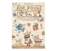 Stamperia - Junk Journal Stickers, Cut-Outs, and Backgrounds for Scrapbooks, Albums, Card Making, Bullet Journalling and More, Perfect for Hobbies, Crafts, and Gifting (Baby)