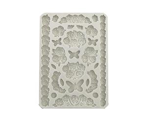 Stamperia KACMA529 - Stampo in silicone A5, multicolore, 14,8 x 21 x 1,1 cm