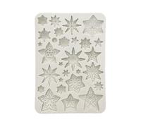 Stampo in Silicone Gear up for Christmas stelle