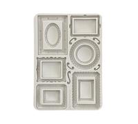 Stamperia KACMA541 - Stampo in silicone A5, 14,8 x 21 x 1,1 cm, colore: Grigio