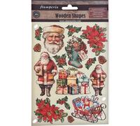 Stamperia KLSP168 - Forma in legno colorato, formato A5, 14,8 x 21 x 0,8 cm, multicolore