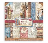 Stamperia, Library Vintage Paper Pack 12 x 12 pollici