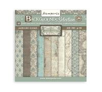 Stamperia Mini Album per Scrapbooking, 10, 20,3 x 20,3 cm, sfondi, Selezione, Viaggi Fantastici, Multicolore, 20 x 20 cm