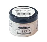 Stamperia - Misty Paint for Crafts and Mixed Media Projects, Vibrant and High-Coverage, Blends Beautifully when Misted with Water, Creates Unique Effects (150ml) (Deep White)