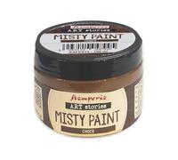 Stamperia - Misty Paint for Crafts, Ideal for Stencilling and Mixed Media Projects, Water Based, Adds a Special Touch to Any Creation (150ml) (Choco) (Art Stories)