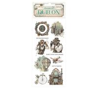 Stamperia - Rub-on for Scrapbooks, Albums, Bullet Journals and More, Easily Transfer Images onto Paper and Other Surfaces, Perfect for Crafts and Gifting (Voyages Fantastiques, Mechanical Wonders)