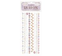 Stamperia - Rub-on for Scrapbooks, Albums, Cards, Bullet Journals and More, Easily Transfer Images onto Paper and Other Surfaces, Perfect for Crafts and Gifting (Quiet Days, Cosy Borders)