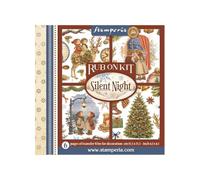 Stamperia - Rub-on Kit for Scrapbooks, Albums, Cards, Bullet Journals and More, Easily Transfer Images onto Paper and Other Surfaces, Perfect for Crafts and Gifting (6 Pages) (Silent Night)