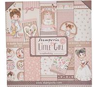 Stamperia SBBL67 Blocco 10 Fogli 30.5x30.5 (12"x12") -Double Face Little Girl, Multicolore, 30.5cmX30.5cm, 3 unità