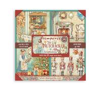 22 Fogli 30,5 x 30,5 cm The Nutcracker Lo Schiaccianoci Blocco Carta Per Scra...