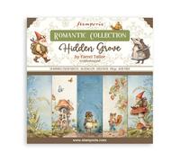 Stamperia - Scrapbook Paper Pad for Scrapbooking, Albums, Card Making, Bullet Journalling and More, Acid Free, Double Sided, Perfect for Hobbies, Crafts, and Gifting (Hidden Grove) (30,5 x 30,5 cm)