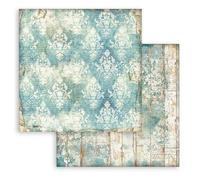 Stamperia - Scrapbook Sheet for Scrapbooking, Albums, Cards, Bullet Journalling and More, Acid Free, Double Sided, Perfect for Hobbies, Crafts and Gifting (Alterego, Turquoise) (30,5 x 30,5 cm)