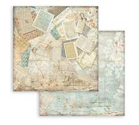 Stamperia - Scrapbook Sheet for Scrapbooking, Albums, Cards, Bullet Journalling and More, Acid Free, Double Sided, Perfect for Hobbies, Crafts and Gifting (Alterego, Pattern) (30,5 x 30,5 cm)