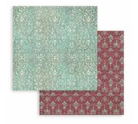 Stamperia - Scrapbook Sheets for Scrapbooks, Albums, Card Making, and Bullet Journals, Acid Free, Double-Sided, Perfect for Crafts and Gifting (Master of Magic, Turquoise Tapestry) (30.5 x 30.5cm)