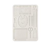 Stamperia - Silicon Mould A5 for Scrapbooks, Bullet Journals and More, Non-Stick Surface, Suitable for Air-Dry Clay, Resin and More, Perfect for Crafts and Gifting (Daisy Art, Creative Art)