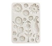 Stampo in Silicone Furry Friends fiori