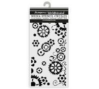 Stamperia - Spessi stencil per album di ritagli, album, card, bullet journals, and more gears, materiale flessibile, facile da pulire, perfetto per hobby, artigianato e regalo (Gear up for Christmas)