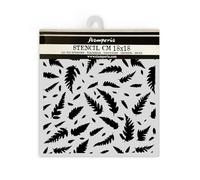 Stamperia - Spessi stencil per album di ritagli, album, card, bullet journals, e molto, materiale flessibile, facile da pulire, perfetto per hobby, artigianato e gifting (foreste - motivo foglia)