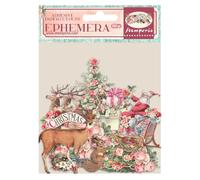 Stamperia Ephemera Rosa Natale