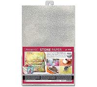 Stamperia Stone Paper Lavabile f.to A4 Argento, Multicolore, 21cmX29.7cm, 6 unità