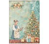 Stamperia, The Nutcracker A4 Rice Paper Christmas Tree