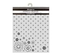 Stamperia - Thick Stencil for Scrapbooking (Cozy Family, Together Pattern) | For Albums, Cards, Bullet Journals, and More, Flexible Material, Easy to Clean, Perfect for Crafts and Gifting