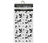 Stamperia - Thick Stencil for Scrapbooks, Albums, Cards, Bullet Journals, and More, Flexible Material, Easy to Clean, Perfect for Crafts and Gifting (Family, Big Flower Pattern)