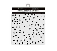 Stamperia - Thick Stencils for Scrapbooks, Albums, Cards, Bullet Journalling, and More, Flexible Material, Easy to Clean, Perfect for Hobbies, Crafts and Gifting (Timeless, Petals Texture)