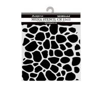 Stamperia - Thick Stencils for Scrapbooks, Albums, Cards, Bullet Journalling, and More, Flexible Material, Easy to Clean, Perfect for Hobbies, Crafts and Gifting (Hidden Grove, Stone Pattern)