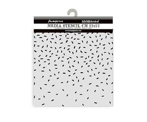 Stamperia - Thick Stencils for Scrapbooks, Albums, Cards, Bullet Journalling and More, Flexible Material, Easy to Clean, Perfect for Crafts and Gifting (Candy Christmas, Dripping with Sugar Sparkling)
