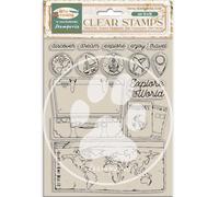 Stamperia WTK209 - Stamp acrilico trasparente, 14 x 18 x 1 cm