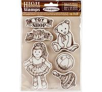 STAMPERIA WTKCC109 HD - Timbro in gomma con trattamento giocattoli, marrone, 14 x 18