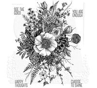 Unbekannt CMS366 Tim Holtz-Timbro Adesivo Glorious Garden, 17,8 x 21,9 cm, Gomma, Bellissimo Giardino, c1