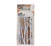 Stampers Anonymous THS069 Tim Holtz Layered Stencil, Multicolore, 4.125 x 21,6 cm