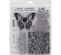 Tim Holtz Cling Rubber Stamp Set 7"X8.5"-Perspective