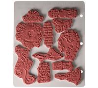 Tim Holtz Cling Rubber Stamp Set 7"X8.5"-Urban Chic