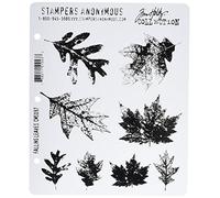 Stampers Anonymous Tim Holtz CMS097 - Timbri in Gomma della Collezione, Motivo Foglie cadenti d'Autunno