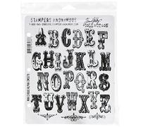 Stampers Anonymous Tim Holtz Mini Si aggrappano Timbro Mini-Set Cirque Alpha