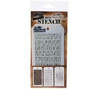Stampers Anonymous "Tim Holtz-Mini Stencil#8