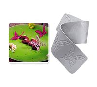 Stampi 3D a forma di farfalla cava, stampo in silicone per fondente, stampo in silicone per dolci, caramelle, zucchero gommoso, torte, pasticceria, stampo in silicone per torte