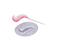 Stampi a coda in silicone per argilla asciutta all'aria con motivi dettagliati di capelli, ideali per gli amanti dei gioielli e dell'artigianato, stampi educativi artistici