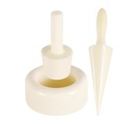 Stampi A Cono Di - Rullo Di Cono In Legno | Rullo A Forma Di Cono Waffle | Shaper Cono | Manico Ergonomico Dessert Fatto In Casa Strumento Per Pasta Sfoglia Tromba