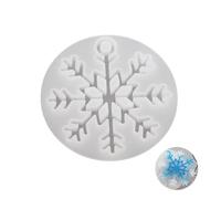 Stampi A Fiocchi Neve In Resina In Silicone Per La Produzione Gioielli Tra Cui Pendenti Per Orecchini E Collana E Stampo A Sospensione Portachiavi Decorazione Candele