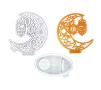 Stampi A Forma Candela A Forma Con Base Per La Produzione Candelali Eid Tealight Festival Decorations Moon