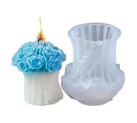 - Stampi a forma di bouquet di , stampi per candele a forma di bouquet, in silicone, per San , per la produzione di candele, bambini, famiglia