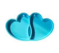 Stampi a forma di cuore Stampi per argilla Stampo per cioccolato in silicone per realizzare ciondoli portachiavi e orecchini per San Valentino Stampi in argilla siliconica Orecchini
