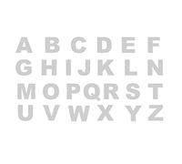 Stampi a forma di lettere dalla A alla Z di grandi dimensioni, per biscotti, cupcake, cioccolato, fondente, strumenti per decorare torte, lettere